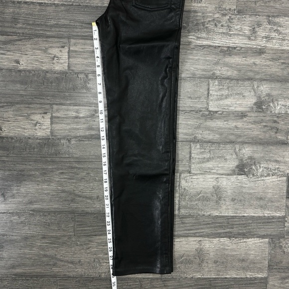 Aritzia Wilfred Black Faux Vegan Leather Melinda Pants Size 00 - Picture 12 of 14